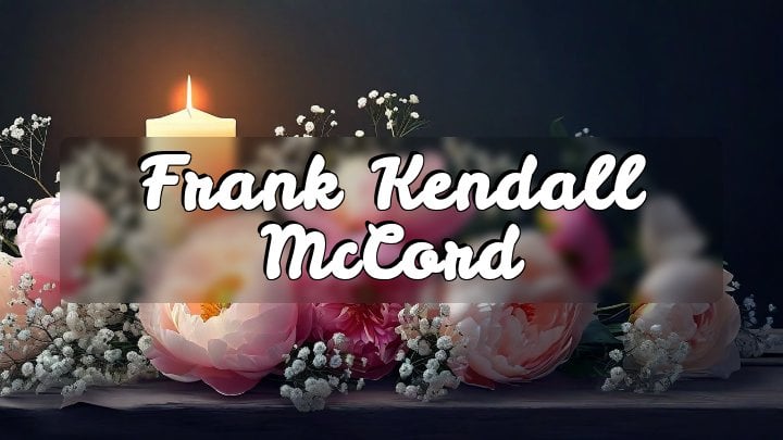 Frank Kendall McCord, Detroit, MI